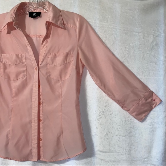 Pink Button Down Top - Picture 2 of 2